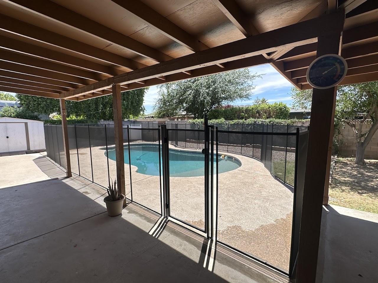 Secure Swim Pool Fence of Arizona project