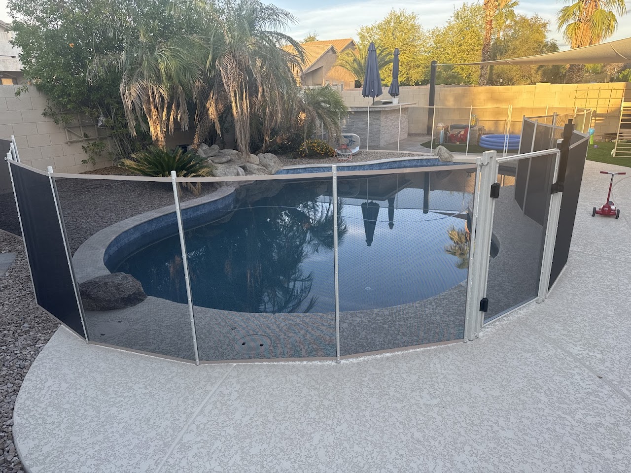 Secure Swim Pool Fence of Arizona project